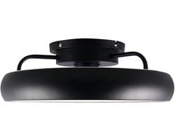 REALITY MUONIO - Ventilator - Zwart mat - incl. 1x SMD 20 W - Afstandsbediening - Geintegreerde dimmer - Traploos instelbare lichtkleur - Geheugenfunctie - 3 snelheidsinstellingen - Zomer- en wintermodus — afbeelding 1