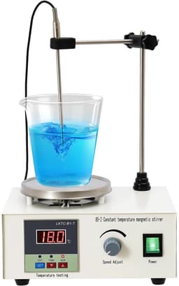 JAQZY Magneetroerder - Met Verwarmingsfunctie - roervolume van 2000 ml - Digitaal Display - Eenvoudige Bediening - Veiligheidsalarm — thumbnail 1