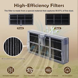 Namajunas - Accessoires Geschikt voor Dreame L10s Ultra/L10s Pro Ultra Heat - Stofzuiger onderdeel - Stofzuigeraccessoires - voor dreame robotstofzuiger - 1x hoofdrolborstel, 6x stofzak, 4x zijborstels, 2x filter, 4x dweildoeken, 1x reinigingsborstel — thumbnail 4