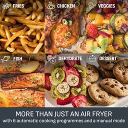 Airfryer XXL - Dubbele Mand Airfryer - kookset — thumbnail 2