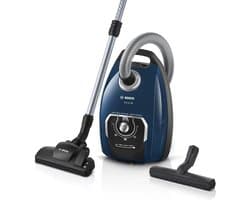 Stofzuiger met Zak - Vloer Stofzuiger - Allergie Vriendelijk Schoonmaken - Stil en Krachtig - 15m Actieradius - Blauw