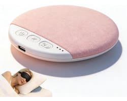 Slaapsprekers - Bluetooth - Ultra Dun (1.1 cm) - Kussen Speaker met Timer - 20-48 uur Accu - Witte Ruis - Voor Beter Slapen - Draadloos - roze