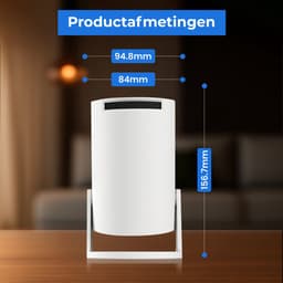 AFINTEK Smart Mini Beamer - Android 11 - 4K Ondersteuning - Netflix & YouTube - Automatische Keystone Correctie - WiFi & Bluetooth - Ingebouwde Chromecast - Wit — thumbnail 3