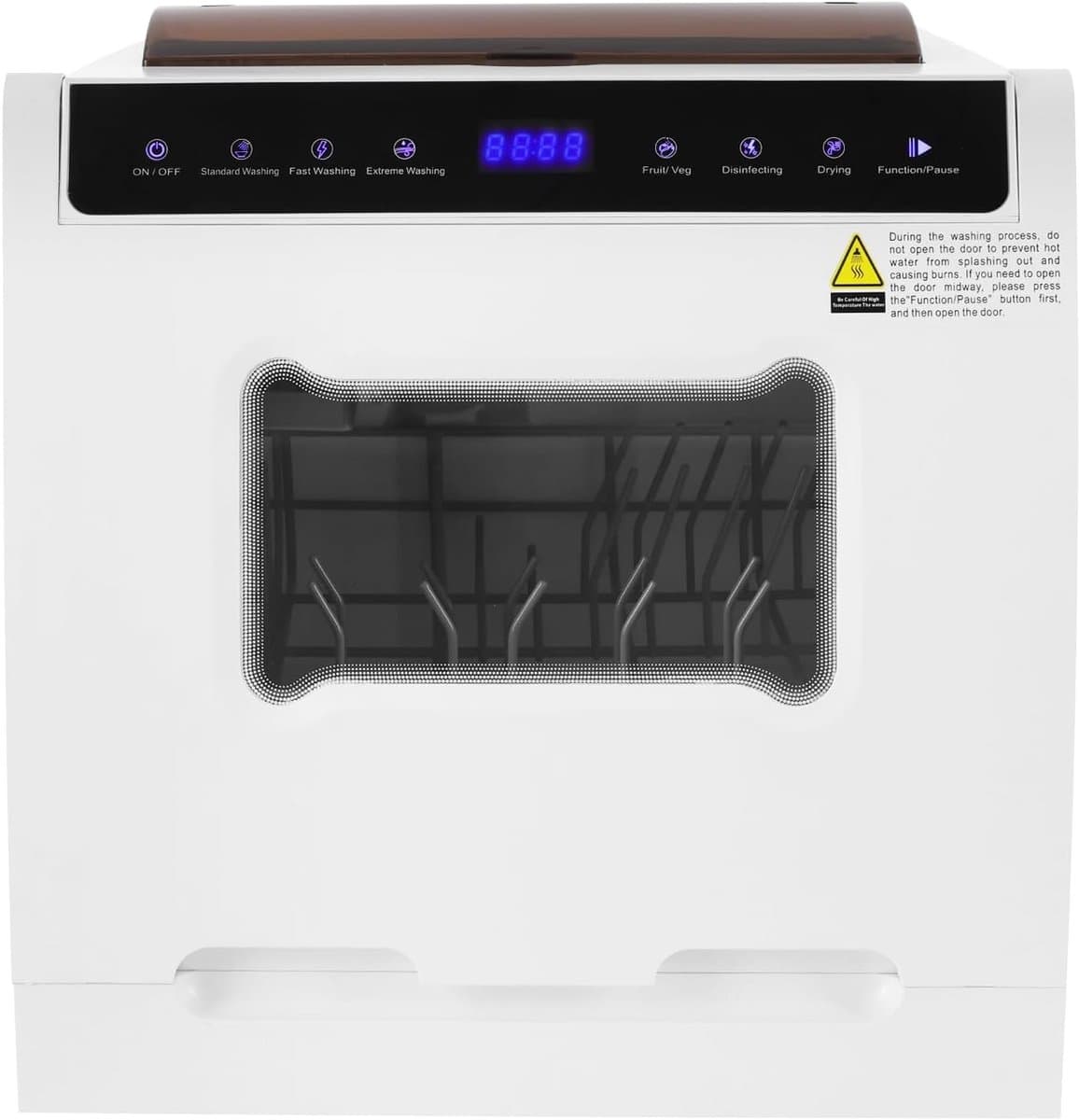 Tafelmodel Vaatwasser - Compacte Afwasser - Snel Schoon Maken - 6 Programma's Touch Bediening — afbeelding 1