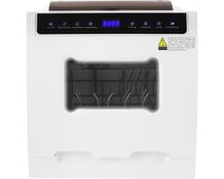 Tafelmodel Vaatwasser - Compacte Afwasser - Snel Schoon Maken - 6 Programma's Touch Bediening