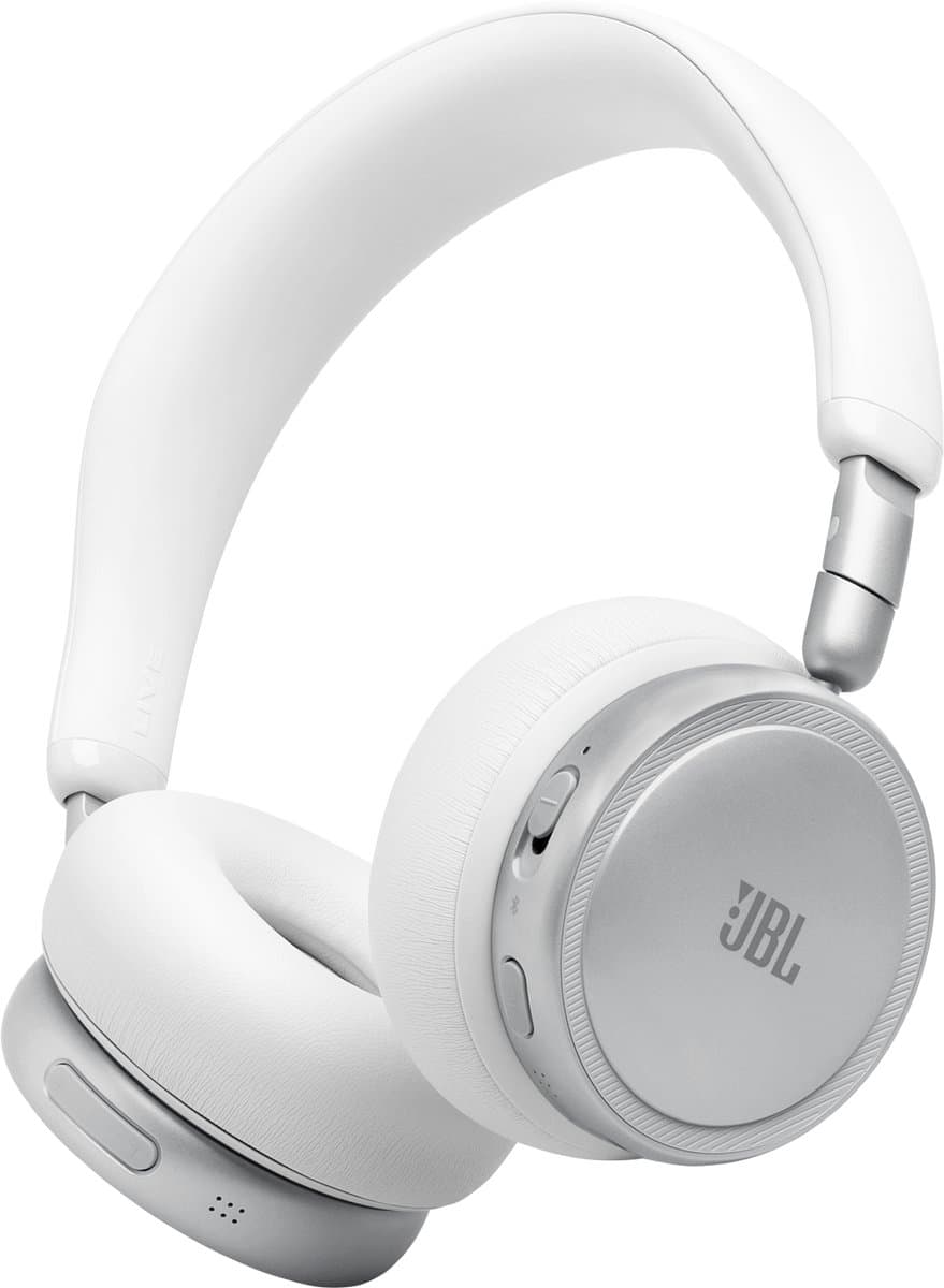 JBL Live 680NC - Draadloze Noise Cancelling Koptelefoon - Bluetooth On-Ear - 80 uur batterij - Multipoint - JBL Signature Sound - Wit — afbeelding 1