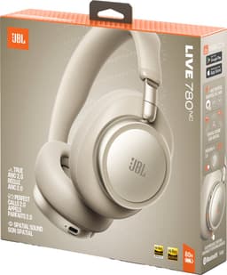 JBL Live 780NC - Draadloze Noise Cancelling Koptelefoon - Bluetooth Over-Ear - 80 uur batterij - Hi-Res Audio - Multipoint - JBL Signature Sound - Champagne/Beige — thumbnail 10