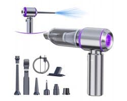 Kruimeldief Snoerloos - Handstofzuiger - 15.000 Pa zuigkracht - Auto Stofzuiger - Kruimelzuiger - 100W - Airduster - Zuigen & Blazen