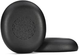 Somstyle Oorkussens Geschikt voor Jabra Evolve2 65 Flex Koptelefoon - 2 Stuks - Eiwitleer - Zwart — thumbnail 2