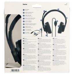 PC-Office-headset HS-P350, stereo, zwart — thumbnail 3