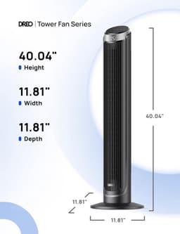 Stille Torenventilator - Met Afstandsbediening - Waaier met Timer - Zomer — thumbnail 4