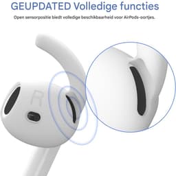 TENZHVXI - Airpods 4 Anti Slip Ear Hooks - Airpods 4 Ear Hooks - Silicone Grip With Ribbed Design - 2 Sizes - For Sports And Daily Use — thumbnail 5