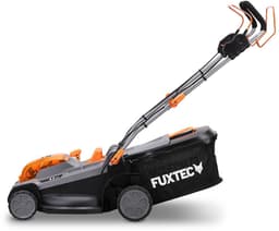 FUXTEC 40V accugrasmaaier FX-E2RM43PRO | inclusief accu en lader | FlexSpeed snelheid | 43 cm maaibreedte | aandrijving op wielen | mulchfunctie — thumbnail 3