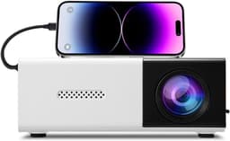 GELLDG Thuisbioscoop Beamer - Mini Projector - 1080P Draagbare Beamer - Compact 125x85x46mm - Meerdere Aansluitingen - Geschikt voor Thuisbioscoop en Filmavonden - Kunststof Behuizing — thumbnail 1