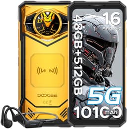 Doogee S200 X VIP Robuuste Smartphone - 48GB RAM 512GB ROM(TF 2TB) - 10100 mAh - 6,72 inch 120Hz - Android 16 - 100MP AI Camera - Dual SIM 5G Telefoon - IP68,IP69K - NFC,GPS,OTG,FM,Face ID - Oranje — thumbnail 1