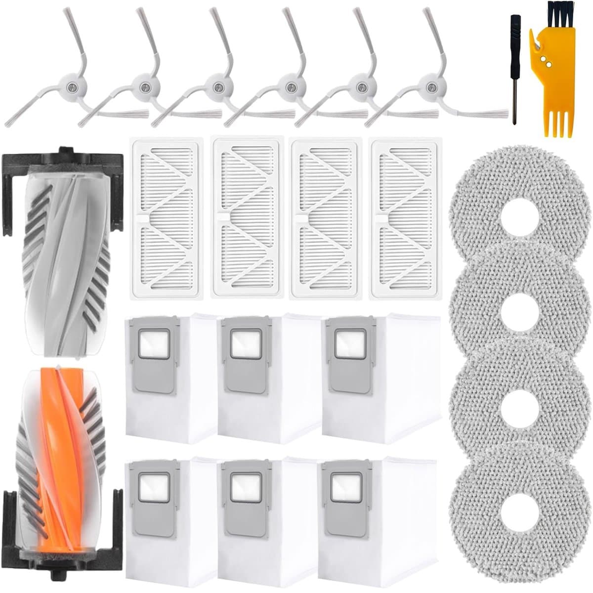 23-delige accessoirekit geschikt voor DJI ROMO S/ROMO A/ROMO P robotstofzuiger. — afbeelding 1