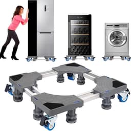 Calviero® Wasmachine verhoger - kast - wasmachine onderstel verstelbaar - Max 400 KG - 4 Wielen — thumbnail 1
