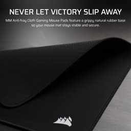 Corsair MM Cloth Gaming Mouse Pad - Microgeweven - Natuurlijk Rubber - Anti-Rafelranden - XL - Zwart — thumbnail 5