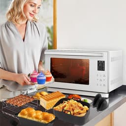 Airfryer Accessoires Set - Geschikt voor Ninja Foodi AF300EU, AF400EU -19-Delige Heteluchtfriteuse Accessoireset — thumbnail 8