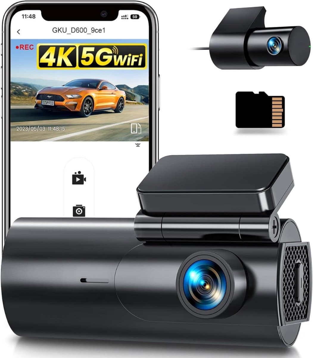 Core® Dashcam Voor en Achter - Dashcam - Dashcam Voor Auto - Zwart - ‎5cm x 10cm x 4cm — afbeelding 1