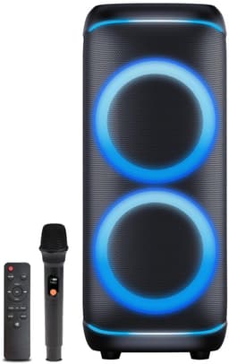 Denver Bluetooth Speaker Party Box - Discolichten - Partybox - Incl Microfoon - Luidspreker - BPS470 — thumbnail 1