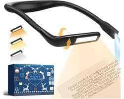 Quvo® Neklampje - Neklamp - Flexibele Neklamp - Zwart - 3 Standen- Zwart- 19cm x 13cm x 3cm