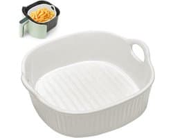Vierkante Keramische Ovenschaal 650 ml - Ovenvast en Geschikt voor Magnetron en Airfryer