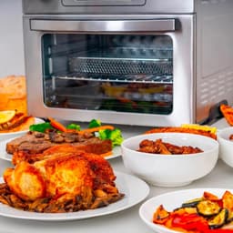 22L Heteluchtfriteuse Oven met Timer - Frituren, Bakken, Braden en Grillen - 1700W — thumbnail 3