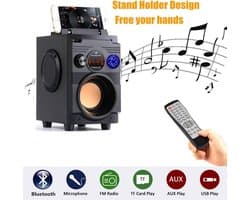 Draagbare Bluetooth Speaker met Diepe Bass, 12 Uur Speeltijd en 30W Stereo Geluid