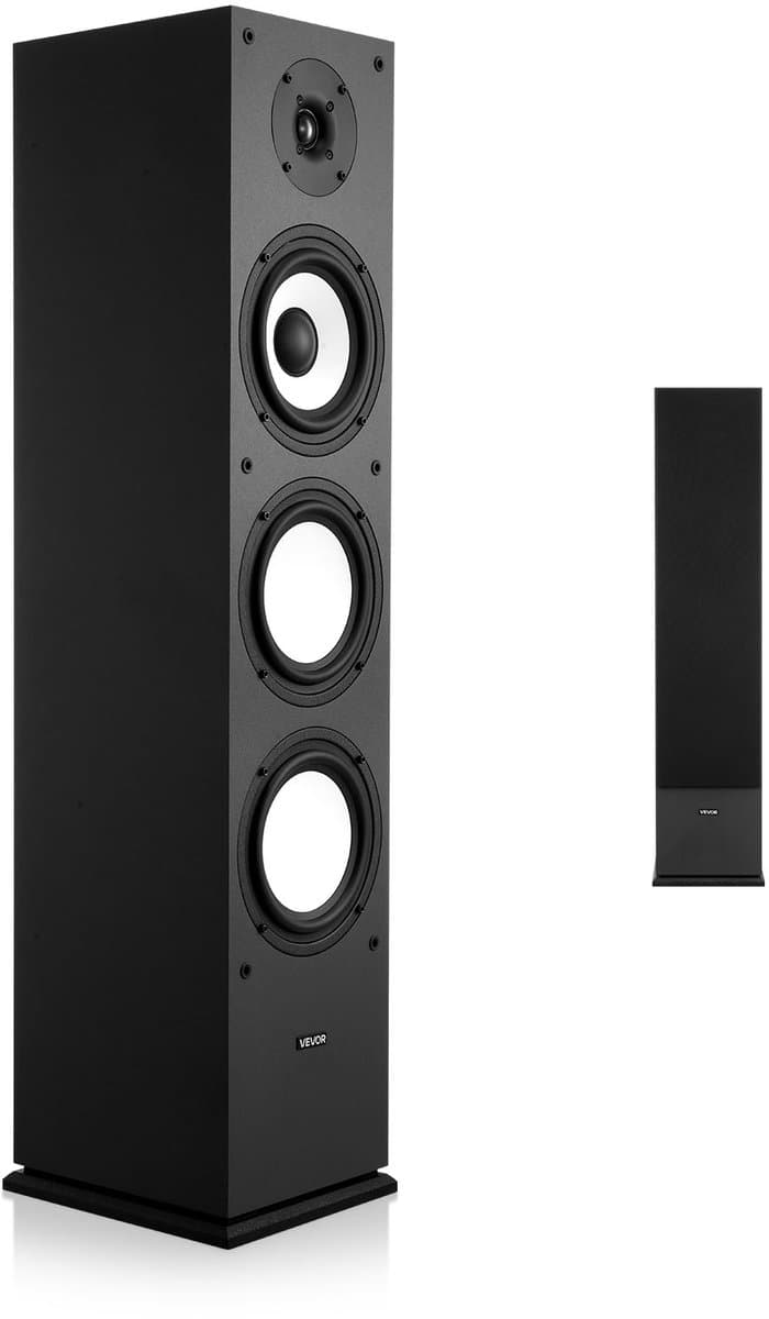 VEVOR Staande Luidspreker 2-Weg Systeem Hifi 200W 70Hz–20kHz 2,54CM Tweeter — afbeelding 1