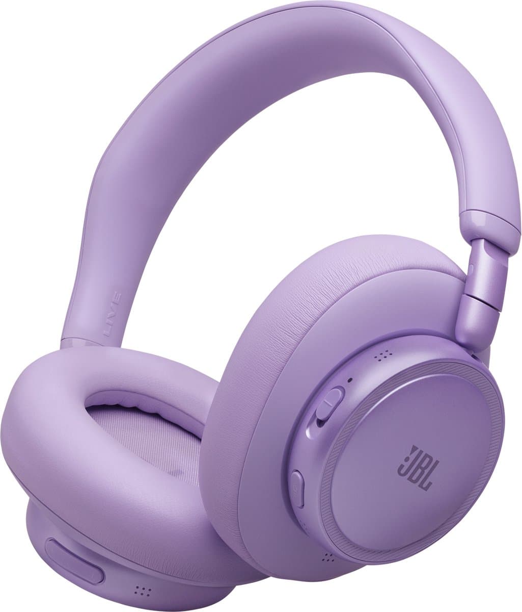 JBL Live 780NC - Draadloze Noise Cancelling Koptelefoon - Bluetooth Over-Ear - 80 uur batterij - Hi-Res Audio - Multipoint - JBL Signature Sound - Paars — afbeelding 1