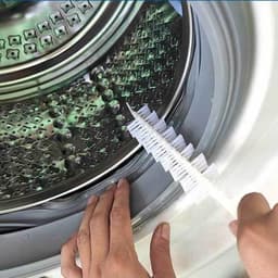 Wasmachine Borstel - Reinigingsborstel - Wasmachine Onderhoud - Flexibele Reiniging - 60cm Lengte - Wit — thumbnail 3