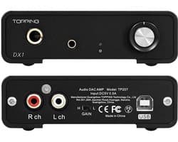 Krachtige USB DAC en Hoofdtelefoonversterker met AK4493S Chip