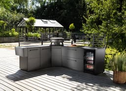 Cozze® Elements Koelkast – Outdoor Koelkast – 60L – Glazen Deur – LED Verlichting – 3–10°C – Voor Buitenkeuken & Terras — thumbnail 5