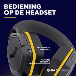 Trust GXT492BM Carus - Gaming headset - voor PS4/PS5/Nintendo Switch/PC - Bedraad 3.5mm aansluiting - Batman Zwart — thumbnail 4