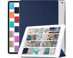 Schokbestendige Hoes voor iPad Air 4 en Air 5 (10.9 inch) met Transparante Achterkant - Navy Blauw