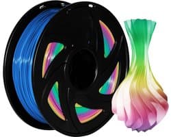 Tweekleurig PLA Filament 1.75mm Regenboog Kleurverloop 1kg voor 3D Printer