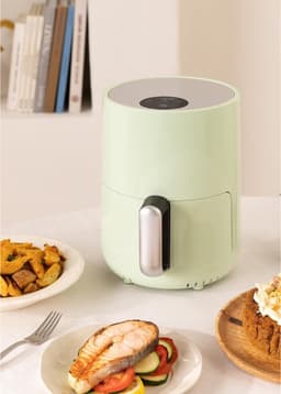 MIRA® Mini airfryer - Airfryer - Airfryer klein - Groen - ‎‎‎26cm x 22cm x 28cm — thumbnail 8