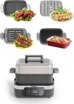 8-in-1 Multicooker met Airfryer, Rijstkoker en Slowcooker Functies — thumbnail 5