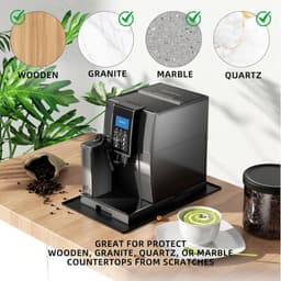 Silicone Mat met Rand - 48 × 30 cm - Zwart - Volledig Automatische Pad - Werkblad Bescherming - Silicone Mat voor Air Fryer - Set van 2 — thumbnail 3