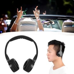 Draadloze Infrared Stereo Audio 2 Channel Hoofdtelefoon - Yctze Car Earphone voor Hoofdsteun DVD — thumbnail 2