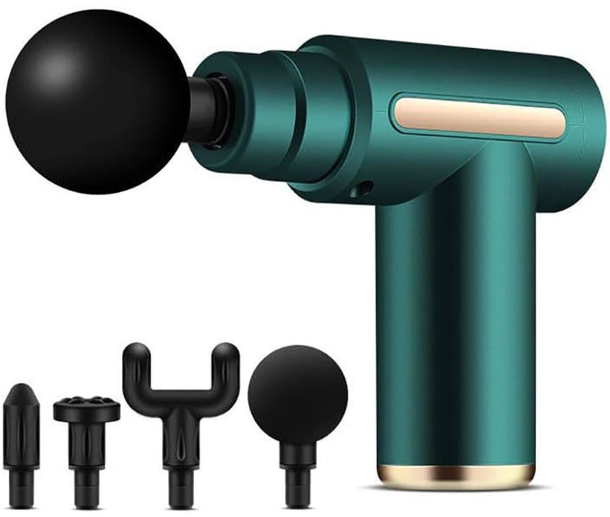 Handmassageapparaat - massage gun - massage apparaat - Mini-massageapparaat - Zakmassageapparaat - Groen - ABS — afbeelding 1
