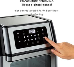 Florixa® Mini Airfryer - Airfryer - Heteluchtfriteuse - Compact - Zwart - 32cm x 36cm x 37cm — thumbnail 8