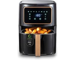 Zyrex® Airfryer XXL - Mini-oven - Heteluchtfriteuse - 12L - 12 Programma's- Zwart- 36cm x 40cm x 36cm
