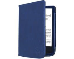 Luxe Hoesje Geschikt voor Pocketbook Basic Lux 4 Hoes Cover Marine Blauw