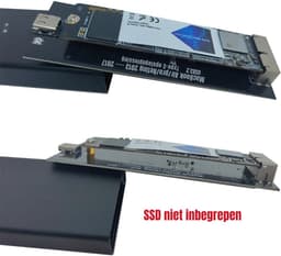 SCH® SSD Externe Harde Schijven - SSD Externe Harde Schijf - Zwart - ‎11cm x 5cm x 2cm — thumbnail 3