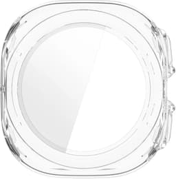 Hoesje Geschikt voor Samsung Galaxy Watch Ultra - Bumper Case met Ingebouwde Tempered Glass - Volledige Bescherming - Transparant — thumbnail 3