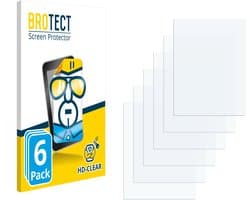 BROTECT - Screenprotector voor Nook GlowLight 4 - Folie Beschermfolie transparant 6 Stuks