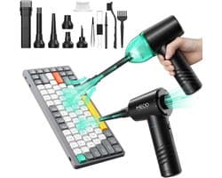 Draadloze Persluchtstofzuiger 110.000 TPM 13.000 PA 3 Versnellingen Draadloze Luchtblazer Stofzuiger voor Toetsenbord Pc Laptop Auto Schoonmaker Compact Gemakkelijk te Hanteren Lichtgewicht Ontwerp zonder Kabels