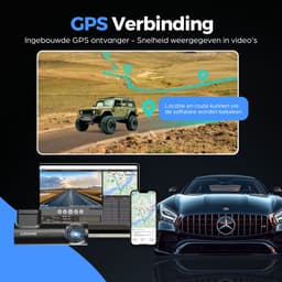 AZDome M330 Max dashcam voor auto - 4K + 2K resolutie - 150 graden kijkhoek - Nachtzicht - Wifi - GPS - Super compact - Parkeermodus - 1.0 inch TNT scherm - dashcam voor auto — thumbnail 3